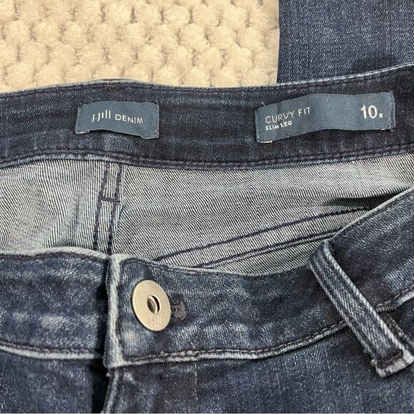 J. Jill women’s jeans, curvy fit, slim leg, 10R - Picture 6 of 8